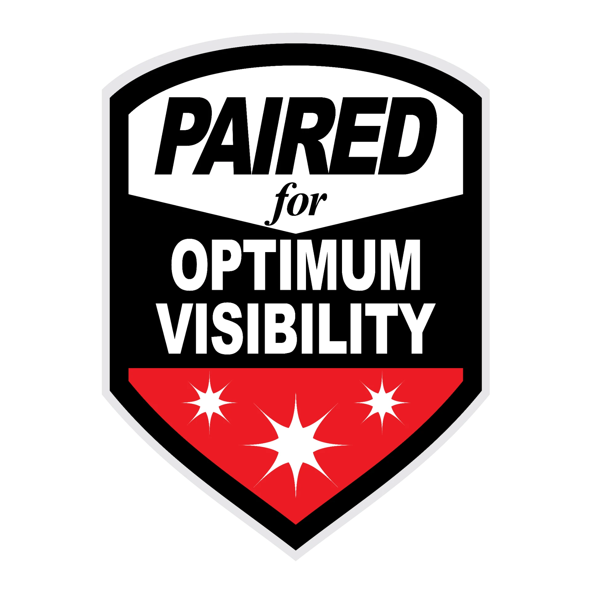 Paired for optimum visibility