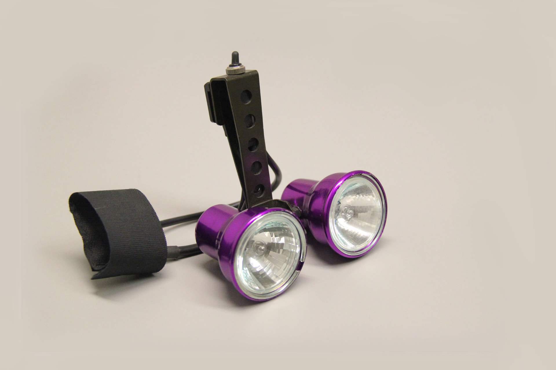 Cygolite SB-30 dual halogen bicycle headlight with handlebar strap